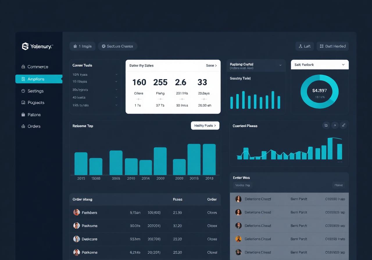Interface do projeto Orbit Commerce
